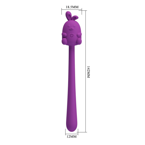 Мини вибратор на палочке Pretty Love Cute Bunny Flirting Stick