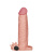 LoveToy Pleasure X-Tender Vibrating Penis Sleeve Flesh Add 2" - Насадка на пенис с вибрацией, +5 см (телесный)