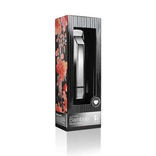 Rocks Off Bamboo Moon Dust - вибратор, 10х1.7 см. (серебристый)