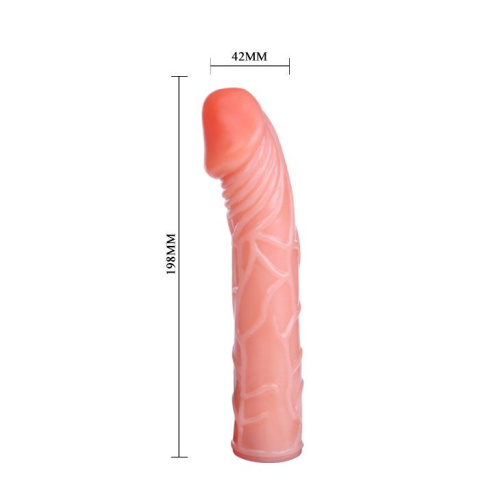 Baile Strap-On For Woman Flesh - Жіночий страпон, 19,8 х4, 2 см (тілесний) - купити в Києві, Україні