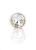Анальная пробка с камнем B-Series Jewellery Pearl Gold Plug Clear, S Анальная пробка с камнем B-Series Jewellery Pearl Gold Plug Clear, S