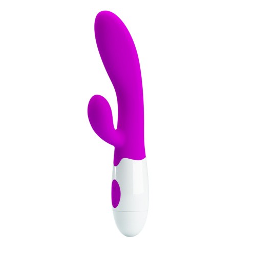 Pretty Love Alvis Vibrator Purple - Вибратор с толстым клиторальным отростком, 20х3.3 см (фиолетовый)