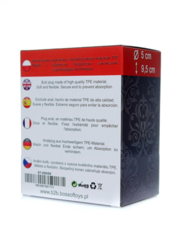 Анальная пробка B-Series Bubble Plug, L