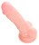 Orion - Medical Silicone Dildo - Фаллоимитатор с мошонкой, 18х3.5 см