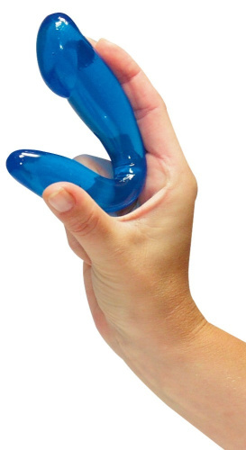 You2Toys Galaxia Blue гибкий анальний стимулятор, 18х3 см