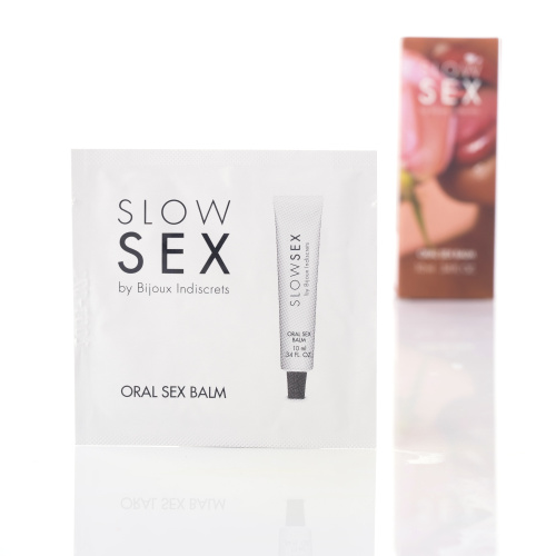 Slow Sex Oral Sex Balm сашет бальзам для орального секса, 2 мл
