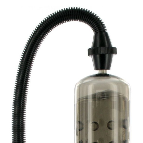 XLsucker Penis Pump - Вакуумная помпа для стойкой эрекции, 19х5 см (чёрный)