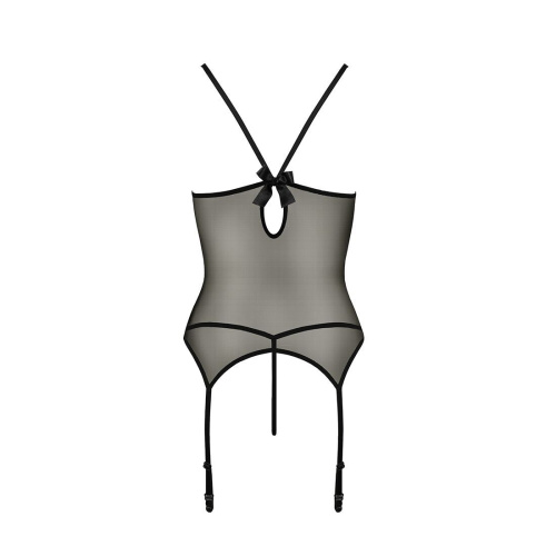 Корсет с пажами Passion MELANIA CORSET, XXL/XXXL
