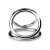 Sinner Gear Unbendable - Triad Chamber Metal Cock and Ball Ring - Large тройное эрекционное кольцо Sinner Gear Unbendable - Triad Chamber Metal Cock and Ball Ring - Large тройное эрекционное кольцо