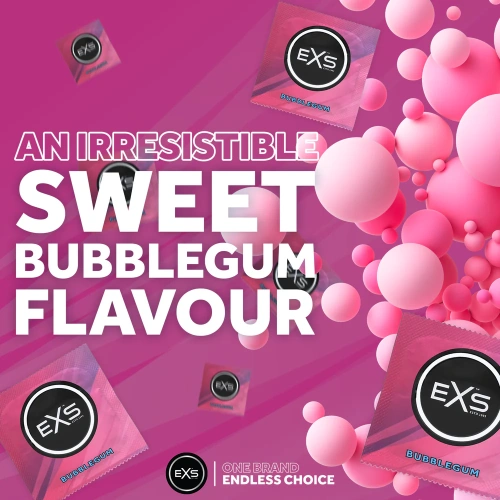 Ароматизированный презерватив EXS Bubblegum Flavour Condom, 1 шт