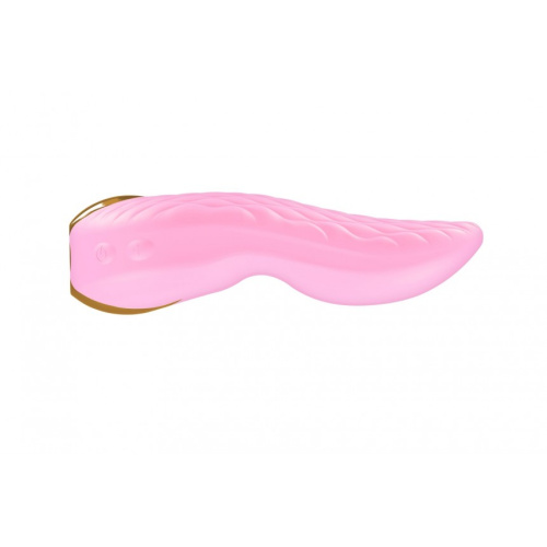 Shunga - Aiko Intimate Massager - Вібромасажер, 10.8х6.5 см (рожевий) - купити в Києві, Україні