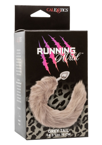 Металева анальна пробка CalExotics Running Wild Tail - купити в Києві, Україні