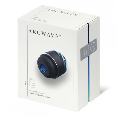 Arcwave Voy Compact Stroker - Мастурбатор сквозной с регулировкой герметичности, 11.5х8 см