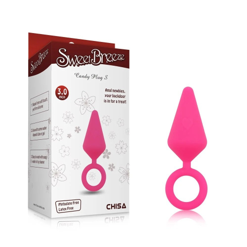 Sweet Breeze Candy Plug S - Анальная пробка, 7,1 см (розовый)
