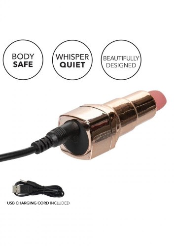 CalExotics Hide & Play Lipstick Recharge вибратор в форме помады (розовый)