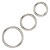 Набор колец Silver Ring - 3 Piece Set Набор колец Silver Ring - 3 Piece Set