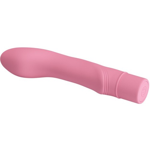 Love Ira Vibrator Pink - Мини-вибратор для точки G, 15х3.1 см (светло-розовый)
