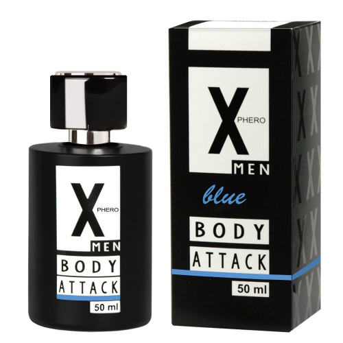 Aurora X Phero Men Blue - Духи с феромонами для мужчин, 50 мл