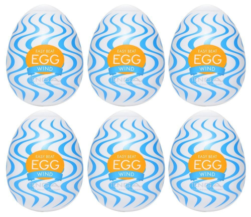 Tenga Egg Wind Pack of 6 - набор мастурбаторов, 6 шт