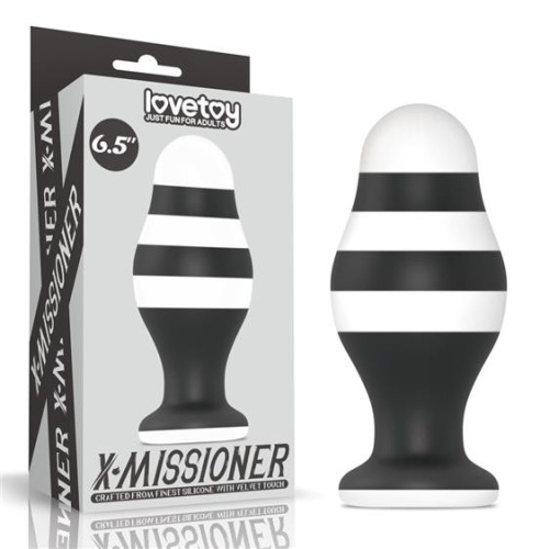 LoveToy X-Missioner Butt Plug 6.5" - Анальная пробка, 17 см