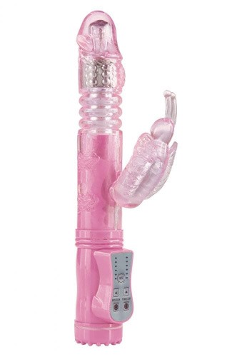 Toy Joy Poke Me Up-and-down Butterfly - компьютерный вибратор с возвратно-поступательным движением, 11.5х3 см