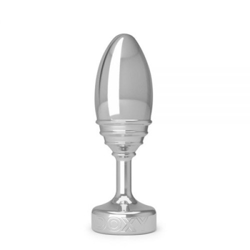 DOXY Butt Plug RIBBED - Анальна пробка, 10.5х3.5 см - купити в Києві, Україні