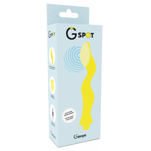 G-SPOT GAVYN - Вибратор для зоны G, 17 см (желтый)