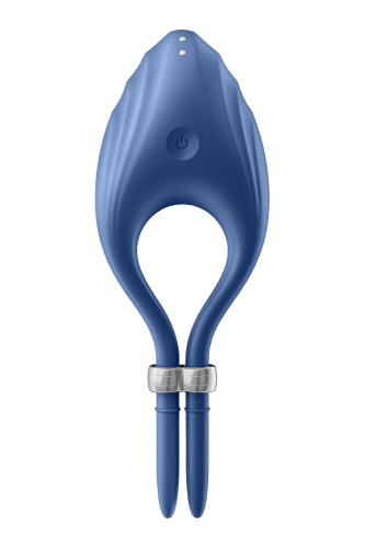 Satisfyer Duelist - эрекционное лассо с вибрацией, 14.5 см (голубой)