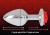 Orion Rose Butt Plug - Анальна пробка с розой в основании, 9х3.4 см (серебристый с красным) Orion Rose Butt Plug - Анальна пробка с розой в основании, 9х3.4 см (серебристый с красным)