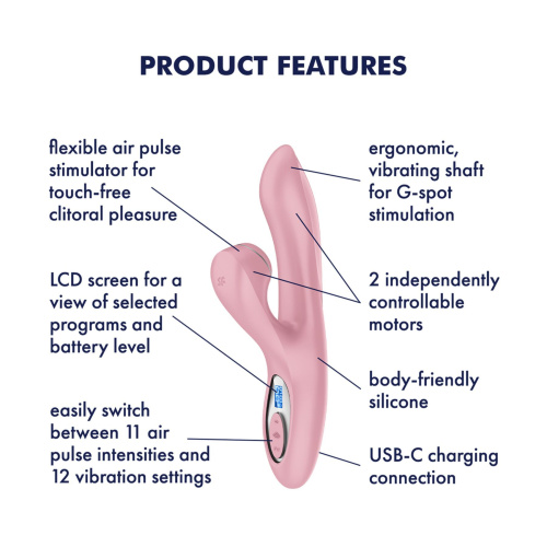 Вакуумный вибратор-кролик Satisfyer Pro+ G-Spot Generation 2