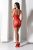 Ажурное мини-платье на тонких бретелях Passion BS096, One Size