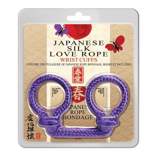 Наручники из японского шелка Japanese Silk Love Rope Wrist Cuffs (красный)