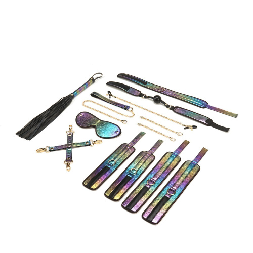 БДСМ-набор Liebe Seele Vivid Rainbow Set, 8 аксессуаров