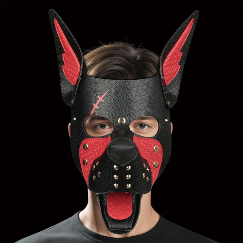 БДСМ маска собаки LoveToy Rebellion Reign Scarred Alpha Pup Mask