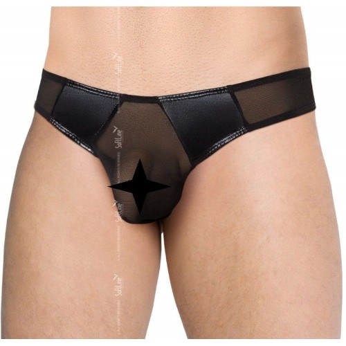SoftLine Mens Briefs 4519 - Мужские трусы, XL (чёрный)