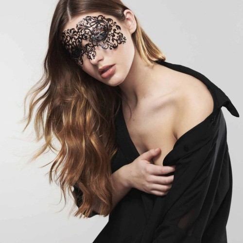 Bijoux Indiscrets - Dalila Mask - Маска на обличчя вінілова, клейове кріплення, без зав'язок - купити в Києві, Україні