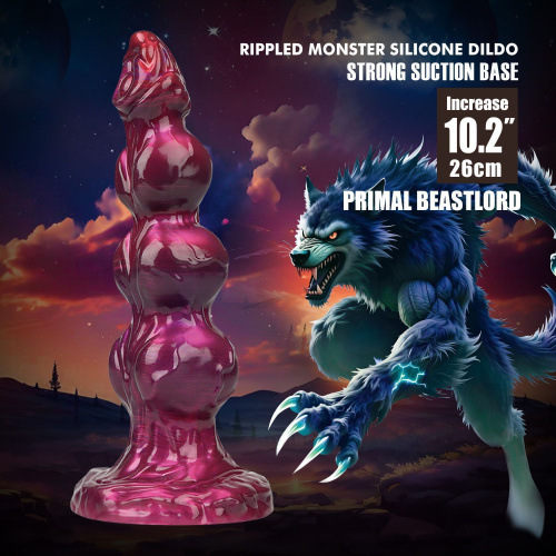 Фэнтезийный фаллоимитатор - Power Monsters Primal Beast Lord, 26 см