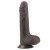 LoveToy Sliding-Skin Dildo Coffee 7 - Фаллоимитатор, 17.5х3.5 см