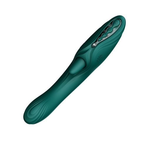 Вибратор-кролик со смарт управлением Zalo Ares Turquoise Green