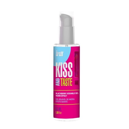 Массажный гель Intt KISS AND TASTE!, 55 мл (ежевика)