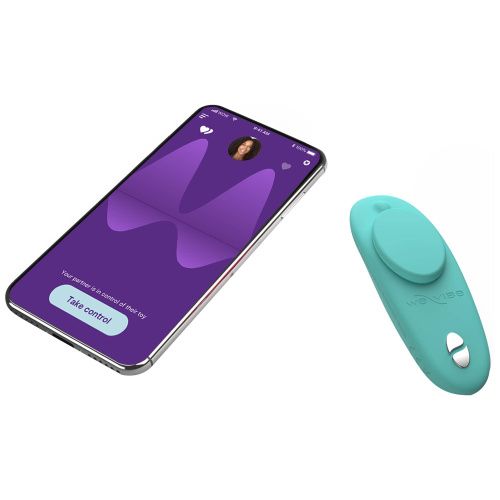 Вібратор у трусики зі смарт управлінням We-Vibe Moxie+ Aqua - купити в Україні | Секс шоп SEX-SHOP.ua