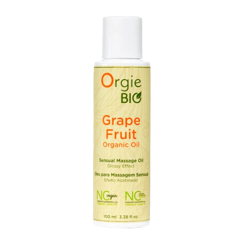 Orgie Bio Grape Fruit органическое массажное масло с ароматом грейпфрута, 100 мл