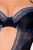 Passion Exclusive - Gisele Corset - Корсет с пажами и трусики, XXL/XXXL (черный с голубым) Passion Exclusive - Gisele Corset - Корсет с пажами и трусики, XXL/XXXL (черный с голубым)