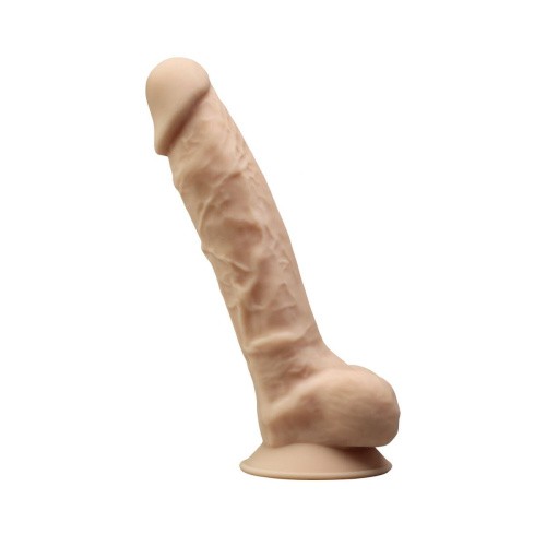 SilexD Vetus Vibro Flesh Model 1 size 8in + LRS - Фалоімітатор з вібрацією та дистанційним керуванням, 20х4.2 см (тілесний) - купити в Києві, Україні