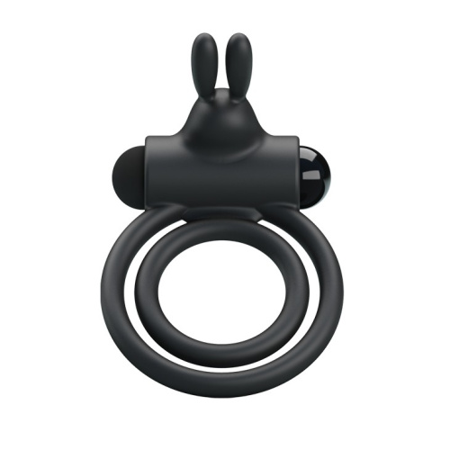 Pretty Love Osmond CockRing Vibro Black - Віброкільце, 7х3 см (чорний) - купити в Києві, Україні