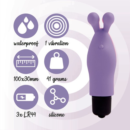 FeelzToys Magic Finger Vibrator - Вибратор на палец, 10х3 см (фиолетовый)