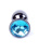 Металлическая анальная пробка B-Series Jewellery Dark Silver Plug - размер S
