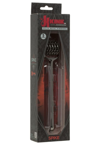 Doc Johnson Kink- Spike - Solid Metal Pinwheel - 5 W - Колесо Вартенберга, игольчатое на 5 рядов зубцов