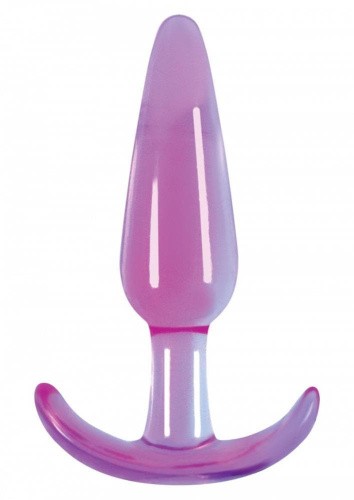 Ns Novelties Jelly Rancher T-Plug Smooth - Анальный стимулятор, 8х3 см (пурпурный)