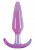 Ns Novelties Jelly Rancher T-Plug Smooth - Анальный стимулятор, 8х3 см (пурпурный)